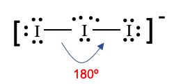 i3- hybridization|i3 electron domain geometry.
